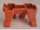 Animal / Creature Body Part, Dinosaur, Triceratops / Stegosaurus / Three-Headed Dog Legs in Dark Orange
