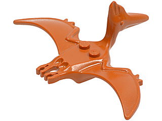 Animal, Dinosaur, Pteranodon in Dark Orange