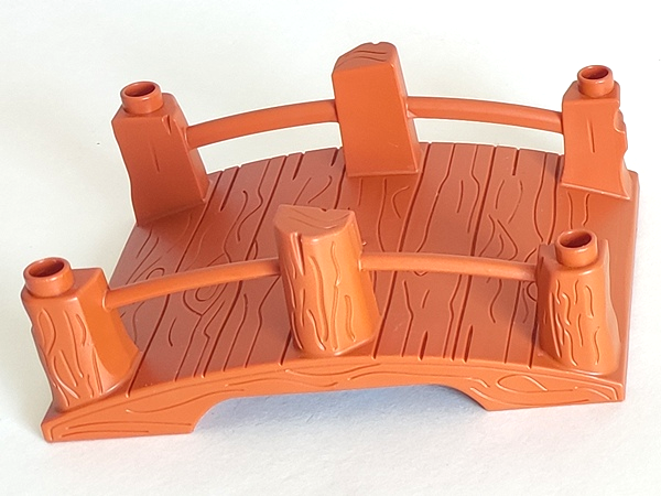 Duplo Bridge Wooden in Dark Orange
