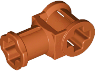 Technic Axle Connector with Axle Hole in Dark Orange