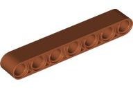 Technic Beam 1 x 7 Thick in Dark Orange