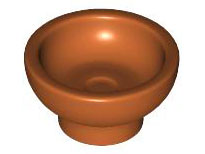 Equipment Dish / Bowl [Plain] in Dark Orange