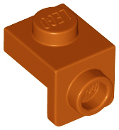 Bracket 1 x 1 - 1 x 1 in Dark Orange