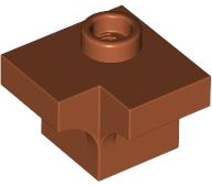 Brick Arch 1 1/2 x 1 1/2 Corner in Dark Orange