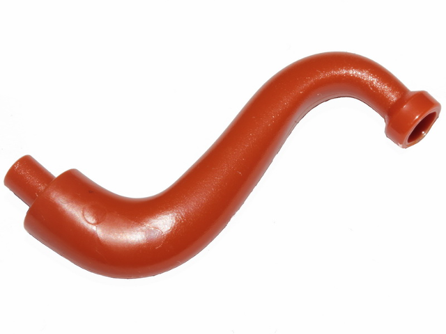 Animal Body Part / Plant, Tail / Trunk / Tentacle / Tongue / Vine / Tree Branch (Short Tip) in Dark Orange