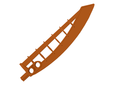 Large Figure Weapon Blade, Air Katana in Dark Orange