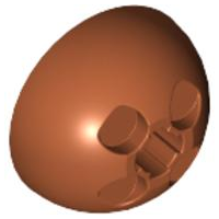 Dome Hemisphere 3 x 3 Ball Turret in Dark Orange