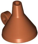 Hat / Funnel with Ring Handle (Tin Man) in Dark Orange