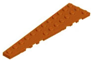 Wedge Plate 12 x 3 Left in Dark Orange