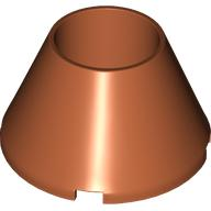 Cone 4 x 4 x 2 Hollow No Studs in Dark Orange