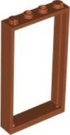 Door Frame 1 x 4 x 6 Type 2 in Dark Orange