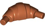 Food Croissant - Flat Ends in Dark Orange