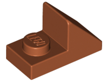 Brick Sloped 45° 2 x 1 with 2/3 Cutout [New Version] in Dark Orange