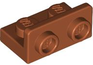 Bracket 1 x 2 - 1 x 2 Inverted in Dark Orange