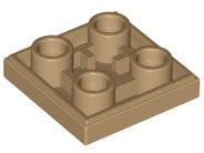 Tile Special 2 x 2 Inverted in Dark Tan