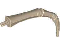 Insect Body Part, Leg / Tail / Claw / Rib with Axle in Dark Tan