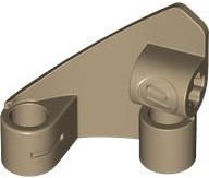 Technic Panel Fairing #10 Medium Triangle Smooth in Dark Tan