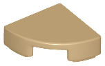 Tile Round 1 x 1 Quarter in Dark Tan