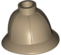 Hat / Pith Helmet in Dark Tan