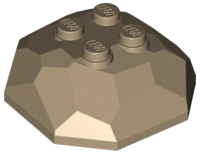 Rock Boulder 4 x 4, Top in Dark Tan