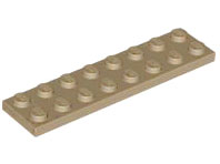 Plate 2 x 8 in Dark Tan