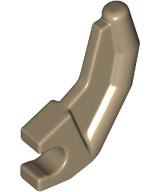 Animal / Creature Body Part, Claw with Clip in Dark Tan