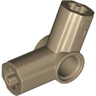 Technic Axle and Pin Connector Angled #5 - 112.5° in Dark Tan