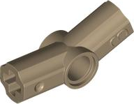 Technic Axle and Pin Connector Angled #3 - 157.5° in Dark Tan