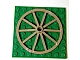 Wheel Wagon Giant (56mm D., 7 studs Dia.) in Dark Tan
