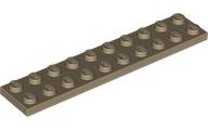 Plate 2 x 10 in Dark Tan