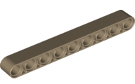 Technic Beam 1 x 9 Thick in Dark Tan