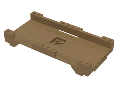 Track System, Straight Track 16 x 8 x 2 in Dark Tan