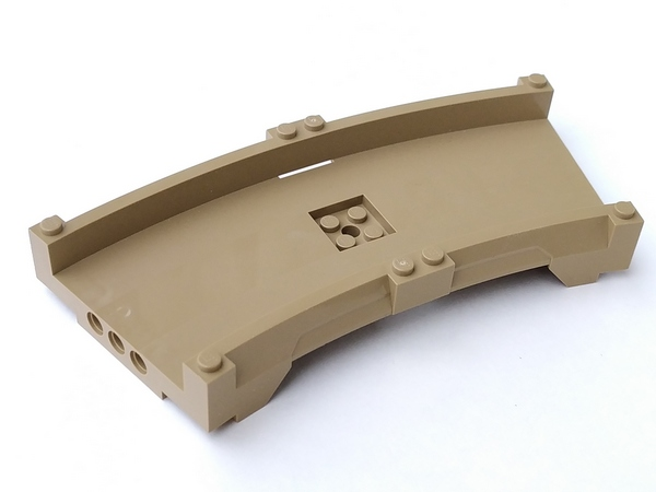 Track System, Curved Track 17 x 12 x 2 in Dark Tan