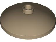 Dish 3 x 3 Inverted [Radar] in Dark Tan