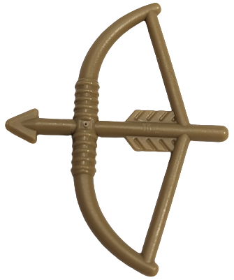 Weapon Bow and Arrow [Large] in Dark Tan