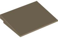 Brick Sloped 10° 6 x 8 in Dark Tan