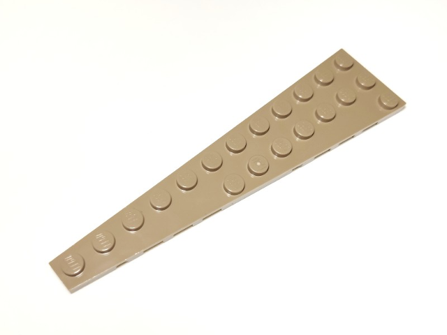 Wedge Plate 12 x 3 Left in Dark Tan