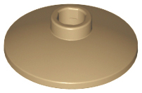 Dish 2 x 2 Inverted [Radar] in Dark Tan