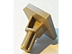 Large Figure Shield Holder with Technic Axle in Dark Tan
