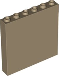 Panel 1 x 6 x 5 in Dark Tan