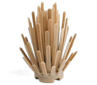 Plant, Bush 2 x 2 x 4 in Dark Tan