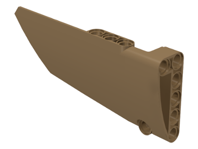 Technic Panel Fairing #17 Large Smooth, Side A in Dark Tan