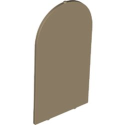 Glass for Frame 1 x 6 x 7 with Bow in Dark Tan