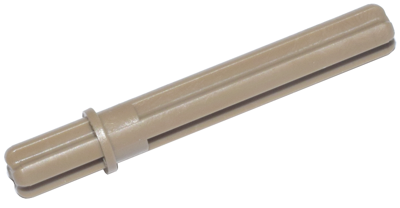 Technic Axle 4.5 with Stop in Dark Tan