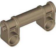 Technic Connector 1 x 2 x 4 with 2 Pin Holes, 2 Axle Holes in Dark Tan