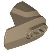 Large Figure Limb Cover, Size 4, Armor with Ball Joint Socket in Dark Tan