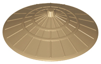 Hat, Conical Asian Style in Dark Tan