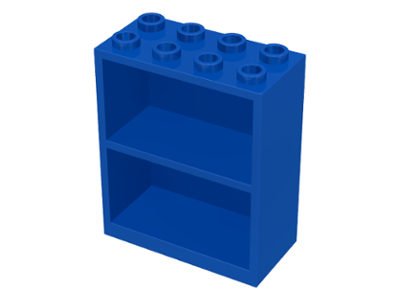 Homemaker Bookcase/Cupboard 2 x 4 x 4 in Blue