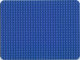 Baseplate 24 x 32 with Rounded Corners in Blue