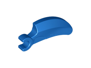 Creature Body Part, Barb Large (Claw, Talon) with Clip in Blue